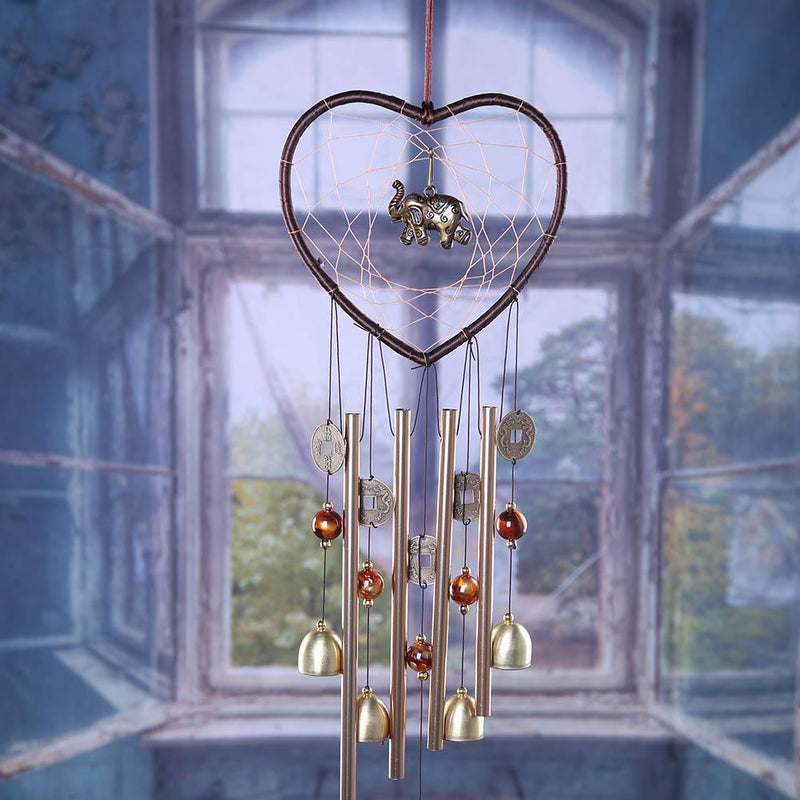 Dreamcatcher Metal Tube Bell Wind Chimes Hanging Pendant Door Decor(2)