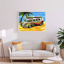 DIY Diamond Painting Kits Full Round Drill Home Wall Decor Beach Bus