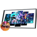 Underwater World 5D DIY Full Drill Diamond Painting 5-pictures Combination