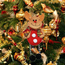 Christmas Tree Santa Pendant Hanging Classic Elk Deer Festive Home Decoration