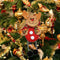 Christmas Tree Santa Pendant Hanging Classic Elk Deer Festive Home Decoration