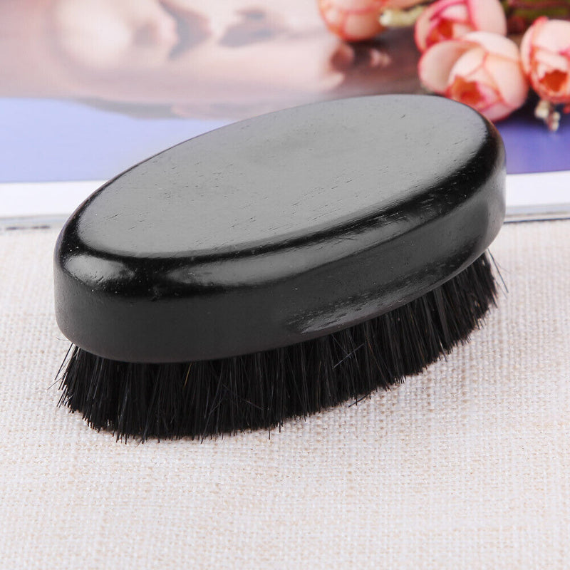 Ring Design Bristle Men Shaving Brush Plastic Portable Beard Comb Face Cleaning