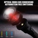USB Rechargeable Powerful Torch LED Super Bright Zoom Flashlight Super Bright