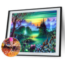 Mountain Scenery Diamond Painting Full Drill Square Rhinestone Embroidery C
