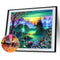 Mountain Scenery Diamond Painting Full Drill Square Rhinestone Embroidery C