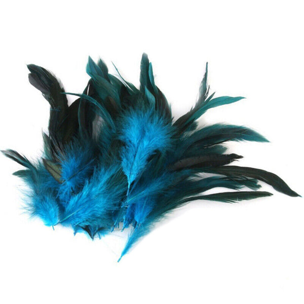 50pcs Sewing Craft Rooster Tail Feathers 4.72-7.08 Deep Beautiful P0K9 K4S7 I2T8