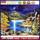 5D DIY Full Drill Square Diamond Painting Quiet House Cross Stitch Mosaic