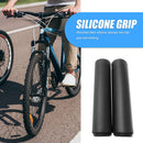 1 Pair Bicycle Grips Silicone Anti-skid Shock-absorbing Bike Handlebar Grip