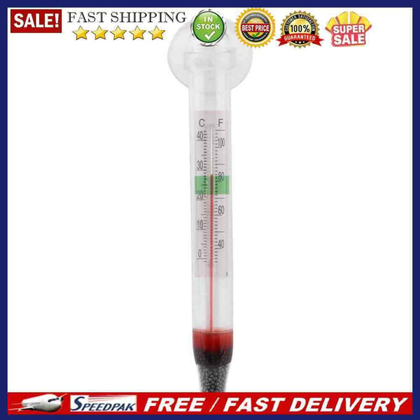 Aquariums Thermometer Glasstube Submersible Waterproof Temperature Measurem