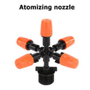 5 Head Micro Drip Irrigation Atomization Nozzle Adjustable Water Control Spra