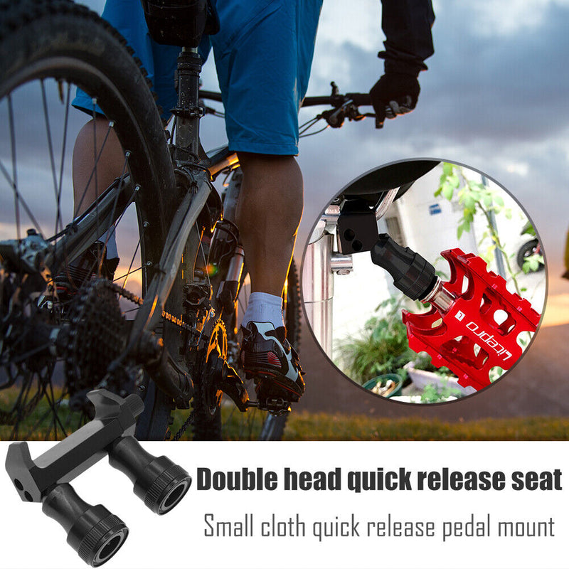 Quick Release Pedal Holder Adapter for Brompton Folding Bike MKS Aceoffix