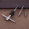 9pcs Hand Screw Tap Set M3/M4/M5/M6 Reamer+Twist Drill Bits+Wrench Tool Newly