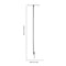 Shepherds Hook 74"" Adjustable Garden Hanging Holder for Lantern Plant Hanger