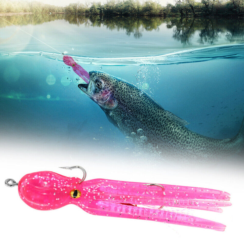 11cm 22g Octopus Swimbait Soft Fishing Lures with Hooks Artificial Wobbler Bait