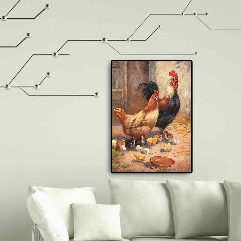 Diamond Painting 5D Full Round Drill Mosaic DIY Roaster Group Kit Bedroom Decor