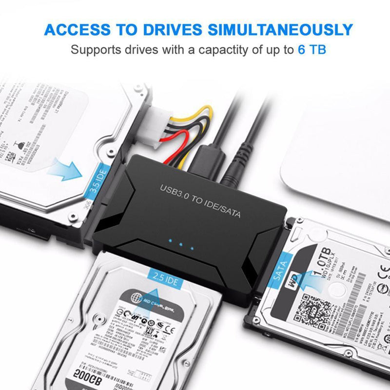 Universal Converter USB3.0 to SATA/IDE 2.5in 3.5in Hard Disk Case (EU)