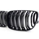 Black Double Slat Kidney Gloss Grill for  E82 Coupe E88 Cabriolet 1 Series