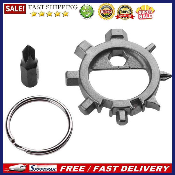 Stainless Steel Bicycle Repair Tools 12 in 1 Multifunctional Opener Screwdriv