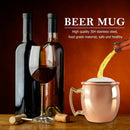 Stainless Steel 60ml Electroplating Drum Shape Cup Beer Coffee Mug (Smooth)