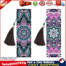 2pcs 5D Mosaic Bookmark Tassel Diamond Painting Cross Stitch Page-marker Newly