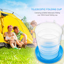 100ml Plastic Folding Water Bottle Sports Portable Travel Camping Telescopic Cup