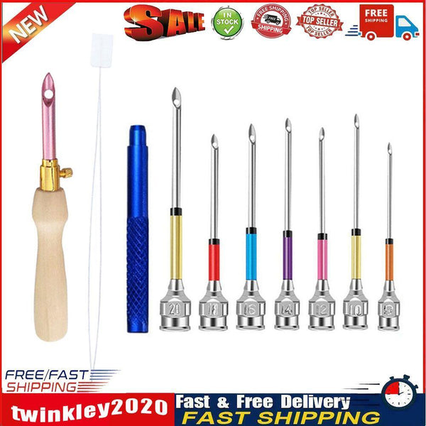 Embroidery Stitching Punch Needle Sewing Tool Set Poking Cross Stitch (A) Newly