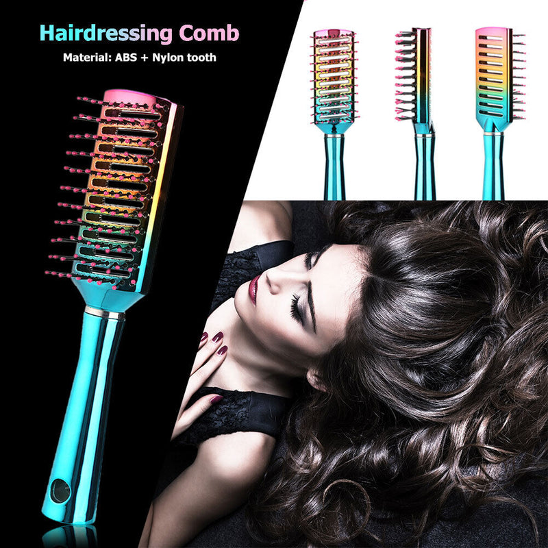 Pro Multifunction Anti-static Hair Styling Comb Tool Scalp Massage Hair Com