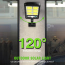 Solar Sensor Waterproof Garden Wall Lamp with Remote Control (B 150 COB) Newly