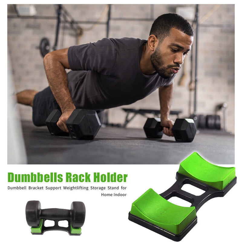 Dumbbell Bracket Support Weightlifting Storage Stand for Home Indoor (L) Newly