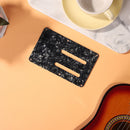 Double-Groove Guitar Back Plates Cover Guitar Anti-Scratch Plate (Black) Newly