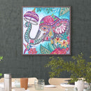 5D Part Drill Diamond Painting DIY Elephant Rhinestone Picture Decor Poster Kit