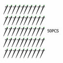 50pcs Adjustable Sprinkler Spray Dripper Drip Emitter 360 Degrees Stake Noz