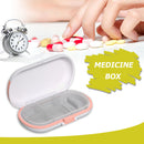 Portable 4/6 Grids Pill Box Drug Tablet Medicine Storage Splitter Organizer