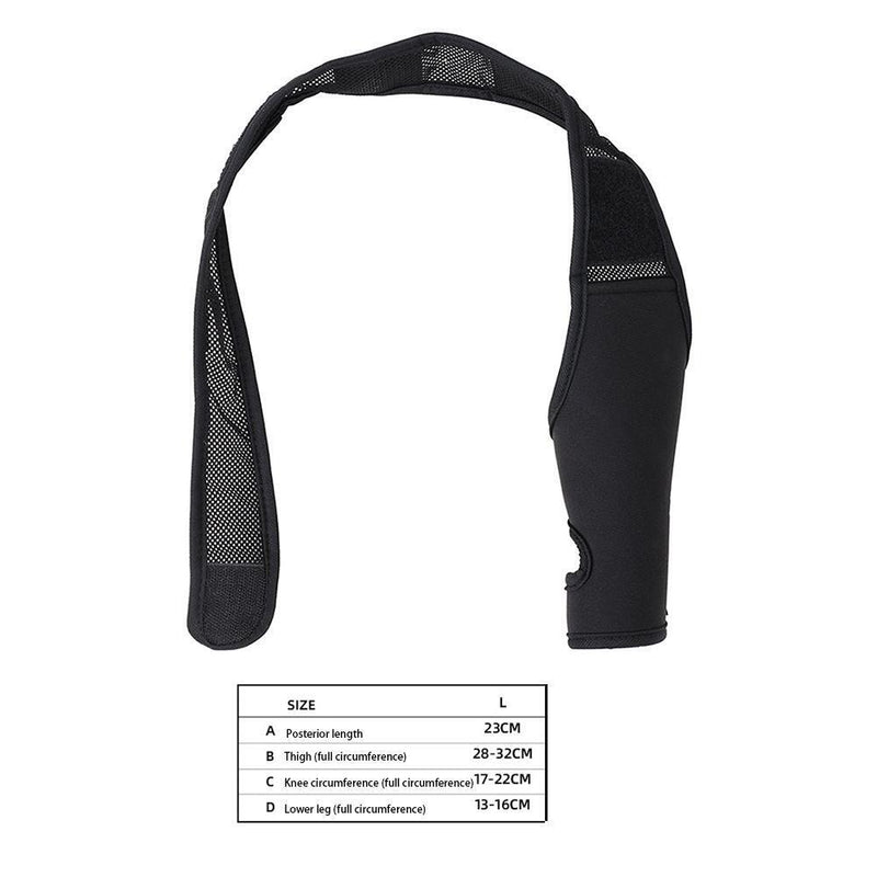 Pet Knee Pad Dog Support Brace Leg Joint Wrap Injury Recover Protector (L)