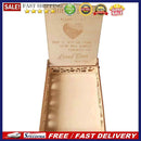 Unique Rustic Sweet Wedding Guest Book Wooden Hearts Drop Box Wedding Decorat
