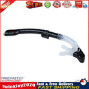 Swimming Diving Breathing Tube Snorkeling Silicon Pipe Underwater Black  Newly