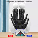4 in 1 Controller Charger for PS5 DualSense Charging Station for PS Move Newly