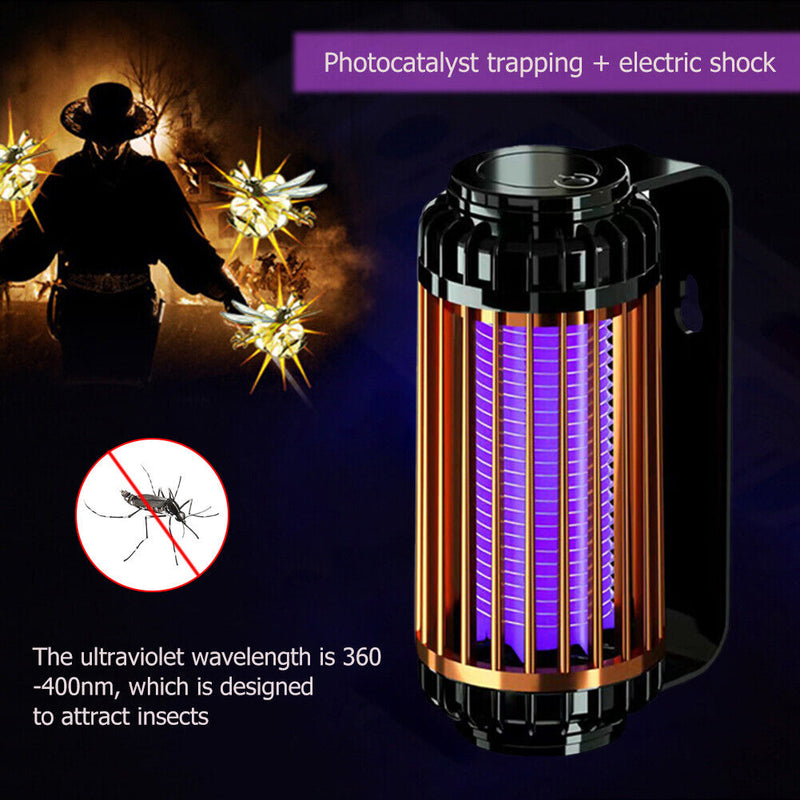 Wall Portable Electric Mosquito Zappers Killer Outdoor Backyard Mosquito Lamp