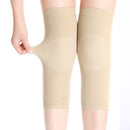 Sports Kneepad Unisex Breathable Yoga Joint Pain Knee Brace Support (Beige)