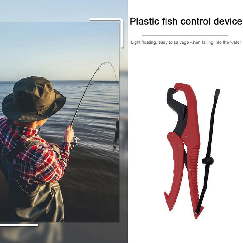 6 inch Fish Lip Controller Grip Holder Clamp Fishing Gripper Tools (Red)