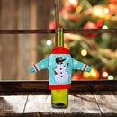 Holiday Christmas Cloth Wine Bottle Bag Table Dinner Party Wine Cover (B)