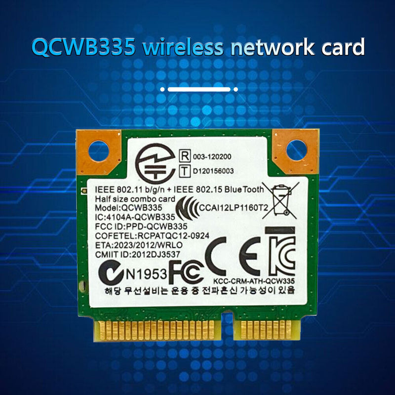 QCWB335 Half Mini PCIe WiFi Bluetooth-compatible 4.0 Adapter Wireless Card