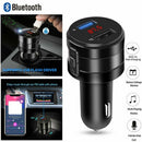 Player Car FM Transmitter Handsfree Car Kit Wireless Bluetooth Dual USB Charger