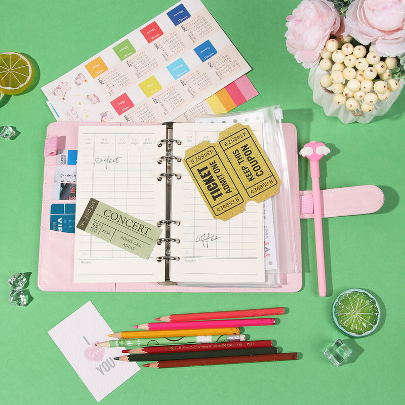 With Cash Envelopes Cash Organizer Book Budget Binder Notebook Budget Book