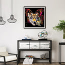 DIY 5D Mosaic Painting Kit Butterfly Wolf Full Drill Round Diamond Drawing Decor