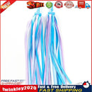 2pcs Kids Bike Scooter Handlebar Streamers Colorful Tassels Ribbons (2) Newly