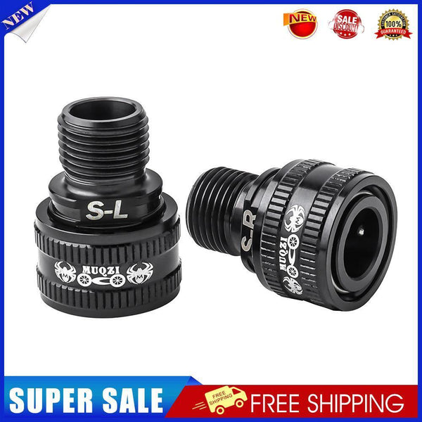 MUQZI MTB Bicycle Pedal Lock Extension Quick Release Pedal Adapters (Black)