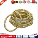 12 Colors 10pcs/Card 3cm Child Candy Colors Rubber Bands Headwear (Yellow)