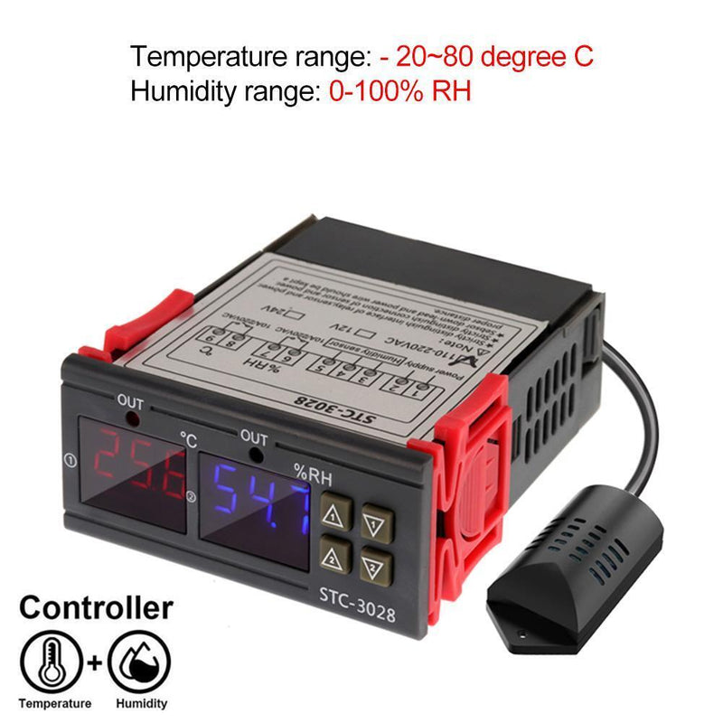 STC-3028 Temperature Humidity Controller Thermometer Hygrometer (110-220V) Newly