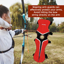 #A 600D Nylon Adjustable Arm Guard Protection Archery Bow Arrow Forearm Protecto